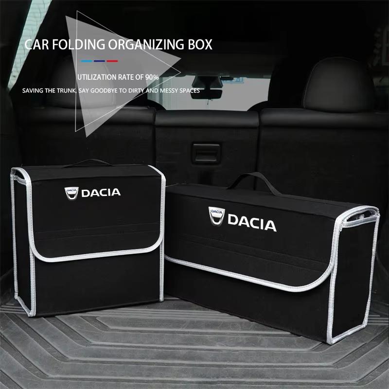 Dacia Logo Auto Kofferraum Organizer Box Große Kapazität Faltbare Aufbewahrungstasche Für Dacia Sandero Stepway Dokker Lodgy Duster Logan Spring