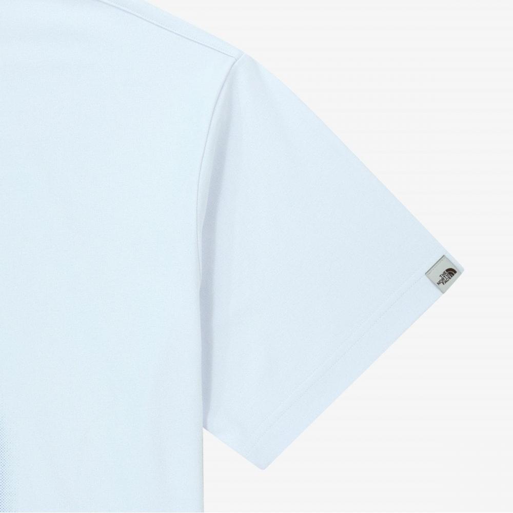 The North Face Men Misty Logo Short Sleeve Round Tee White Nt7ur13j