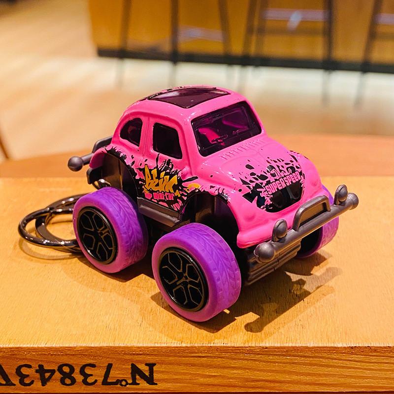 

Unique Car Offroad Keychain Adorable Cartoon Bag Charm Ideal Gifts For рожевий