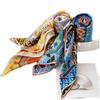100% mulberry silk silk scarf women's  spring and summer double-sided printed silk scarf shawl