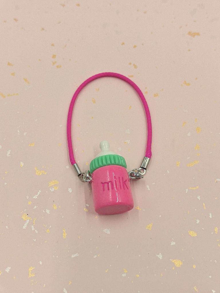 Miu-Style Dollhouse Miniature Accessories: Cute Kettle, Thermos, Milk Bottle, Pendant, Doll Figure, Crossbody Bag Ornament