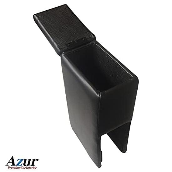 Armrest for Honda Acty Truck Made in Japan Console Box Armrest Azur HA8/HA9 (Light Vehicle) - Black, Leather-like Finish, - Storage, -