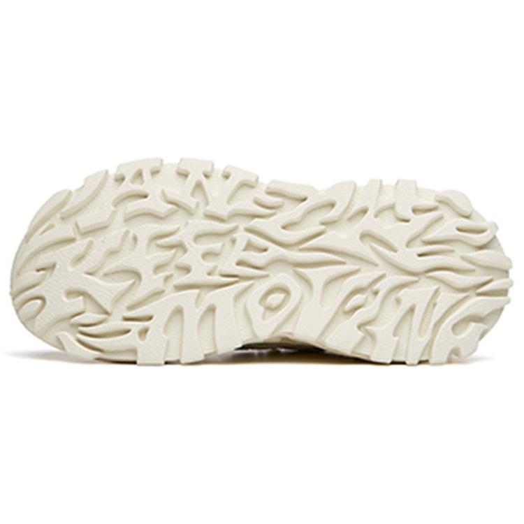 New Anta Low Top Chunky Sneakers Men's White Gray 912138846-1