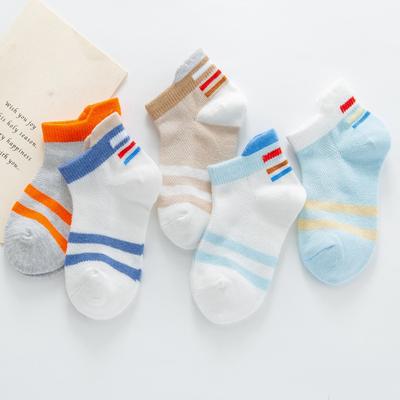5 Baby-Sommer-atmungsaktive Mittelboden-Mädchenpaare Röhren-Cartoon-Socken