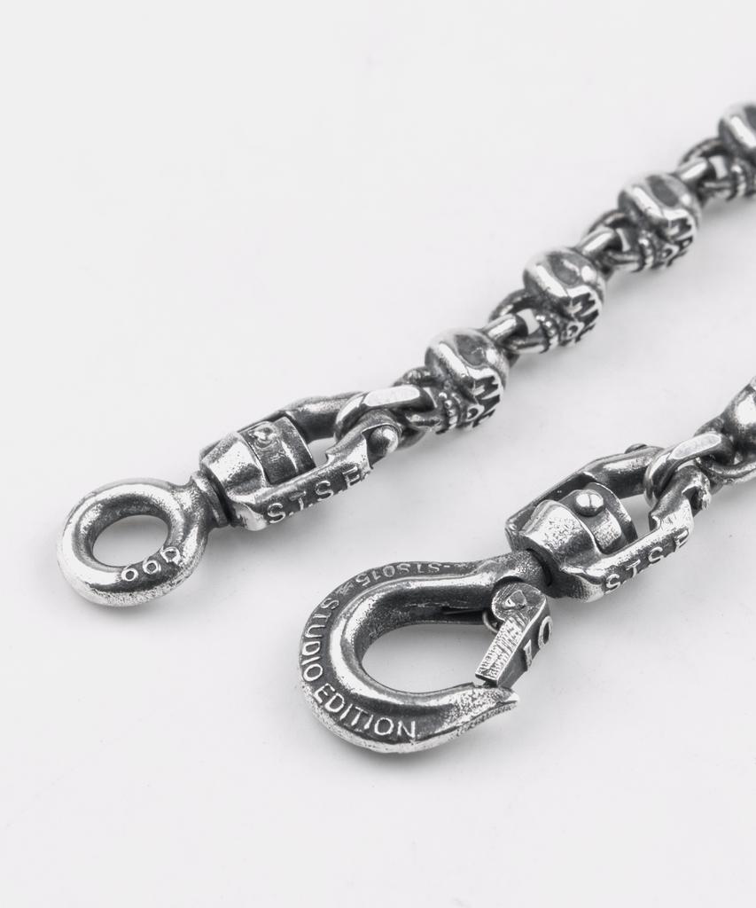 Sheen666 Industrial Series Sts016 Skull Silver Bracelet