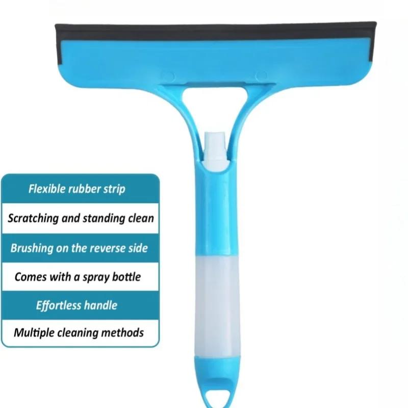 Multi-Purpose Glass Cleaning Bathroom Mirror Cleaner Car Glass Shower Clean Tools Wiper Scraper Household Cleaning Accessories