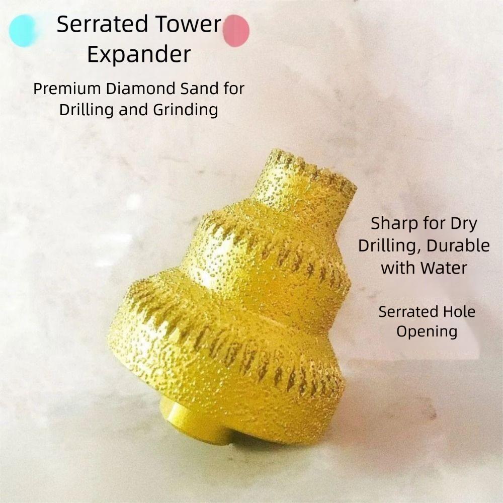 Konischer Adamas Fasenbohrer Mehrere Größen Lötgelöteter Pagodenbohrer Für Fliesen