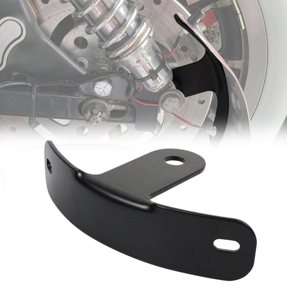 Garage Use Motorcycle Customization Curved Holder As Shown In The Figure Black Steel Material Easy Installation