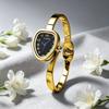 Serpentine Dial Quartz Watch Bracelet Watch Lady Temperament Elegant