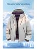 Men's Windproof Waterproof Down Jacket: Teen Casual Hooded Solid Color Outerwear for Autumn and Winter