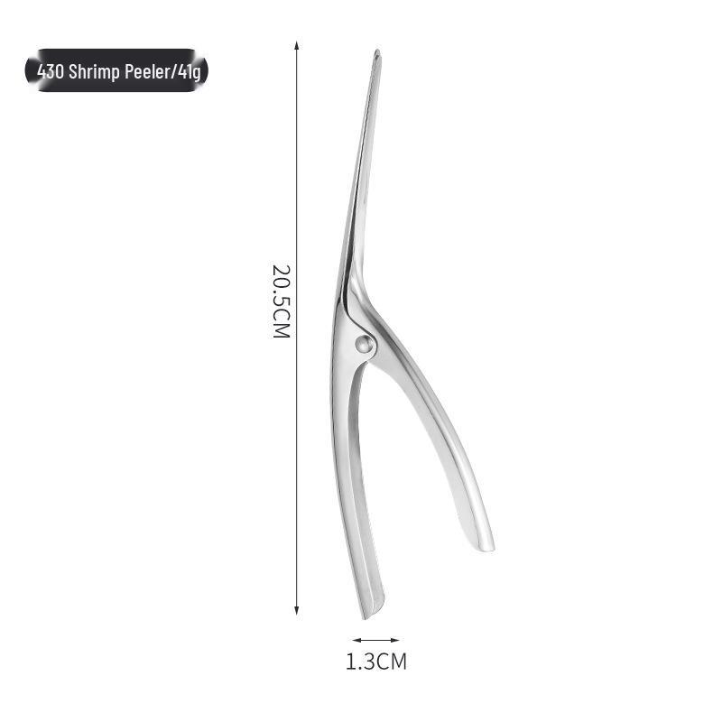 304 Stainless Steel Shrimp Peeler: Practical Pliers for Shelling and Opening Shrimp, Lobster, Mantis Shrimp.
