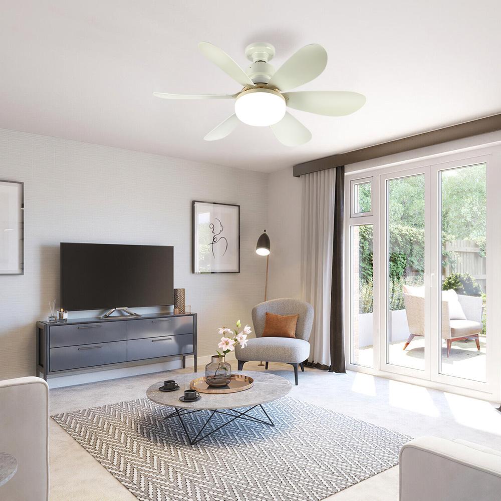 Stropní ventilátory s dálkovým ovládáním a světelnou LED lampou Ventilátor E27 AC85-265V osvětlovací základna pro osvětlení ložnice a obývacího pokoje