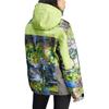 Adidas X Stella McCartney Color Block Hooded Zip Long Sleeve Jacket Women Jacket Multicolor JF8480