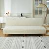 Leaves Jacquard Folding Sofa Bed Cover Stretch All-inclusive Armless Sofa Slipcover Elastic Couch Slipcovers for Living Room