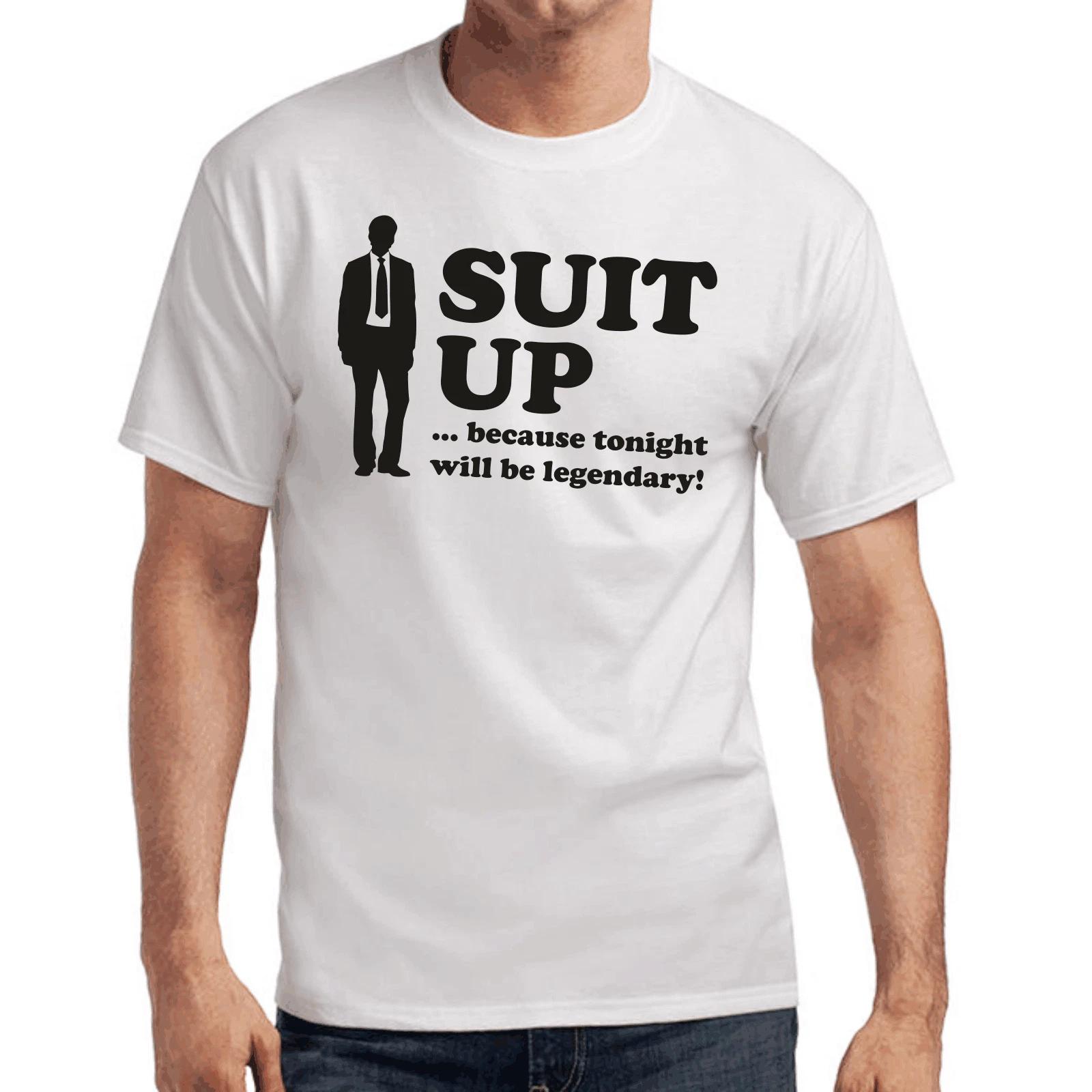 Men s and Women s T-shirts Legendary Top Suit How I Met Your Mother Himym Claims Gift XL