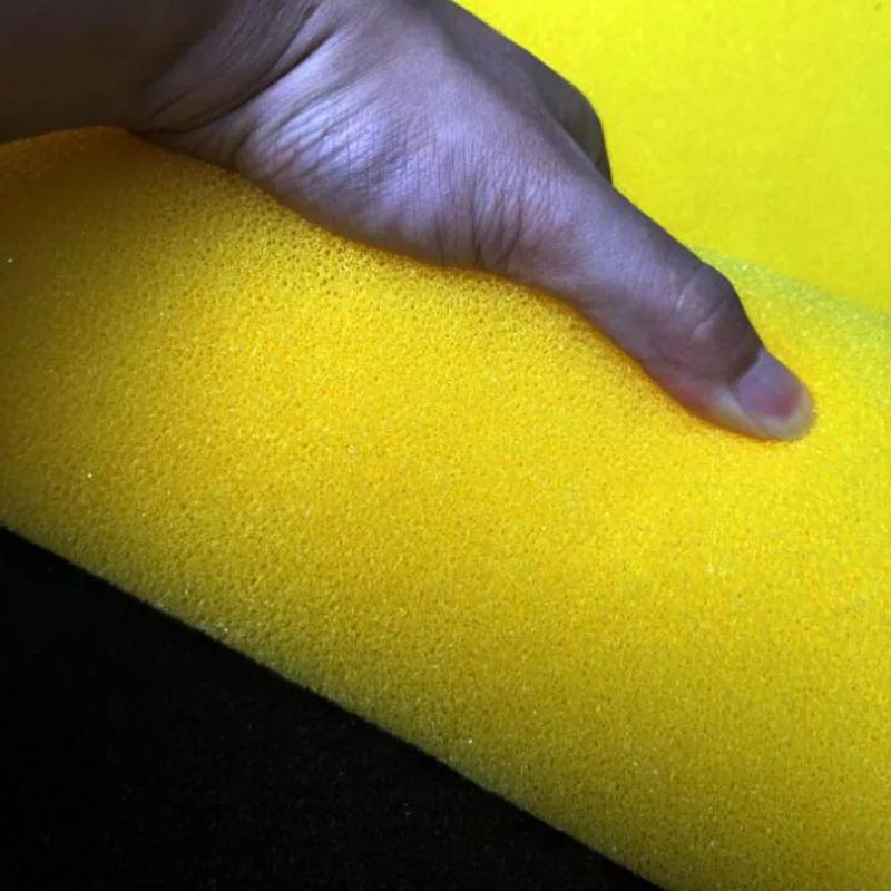 Black, Blue, Yellow 50cmx50cmx2cm Filtration Foam Aquarium Fish Tank Biochemical Filter Sponge Pad Skimmer Sponge Supply Tank
