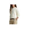 Polo Ralph Lauren Solid Color Small Pony Embroidered Crew Neck Long Sleeve Sweatshirt Men sweatshirt Cream MNPOKNI16823166-101
