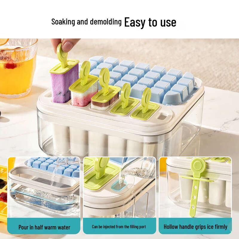 Handun Food-Grade Ice Cube and Popsicle Mold Tray
