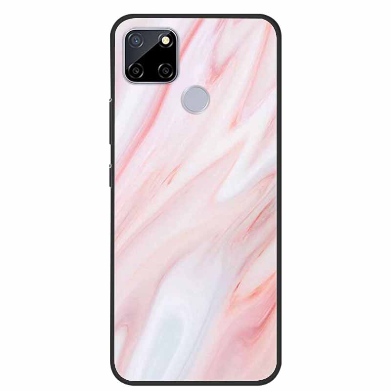 Für Realme C25 Hülle Marmor Silikon TPU Weiche Abdeckung Handyhülle Für OPPO Realme C25S C25 S Funda Stoßfest Coque RMX3191 Capa