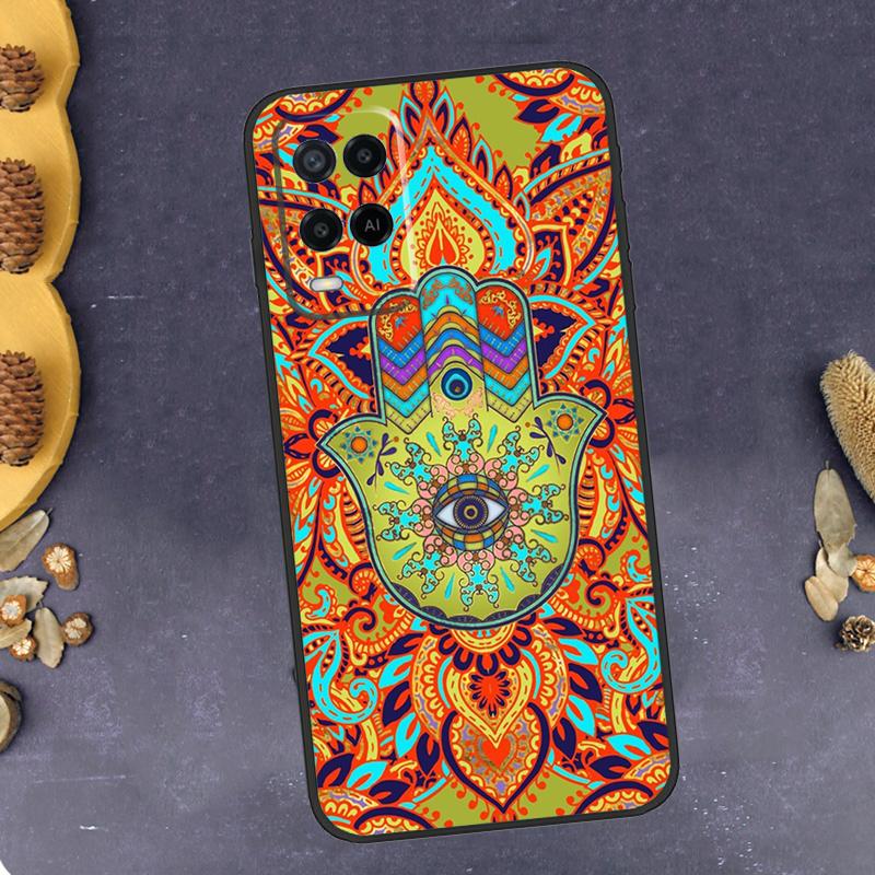 

Hamsa Hand Of Fatima Phone Case For Oppo A94 A74 A54 A15 A18 A38 A58 A78 A98 A40 A60 A80 A16 A76 A96 A57S A17 A77 OPPO A16