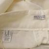 Brunello Cucinelli Good Condition Linen Cotton 1P Pants Bottoms Ladies White Size 36 2018 MH123P7198 Bottoms 36 whiteUsed