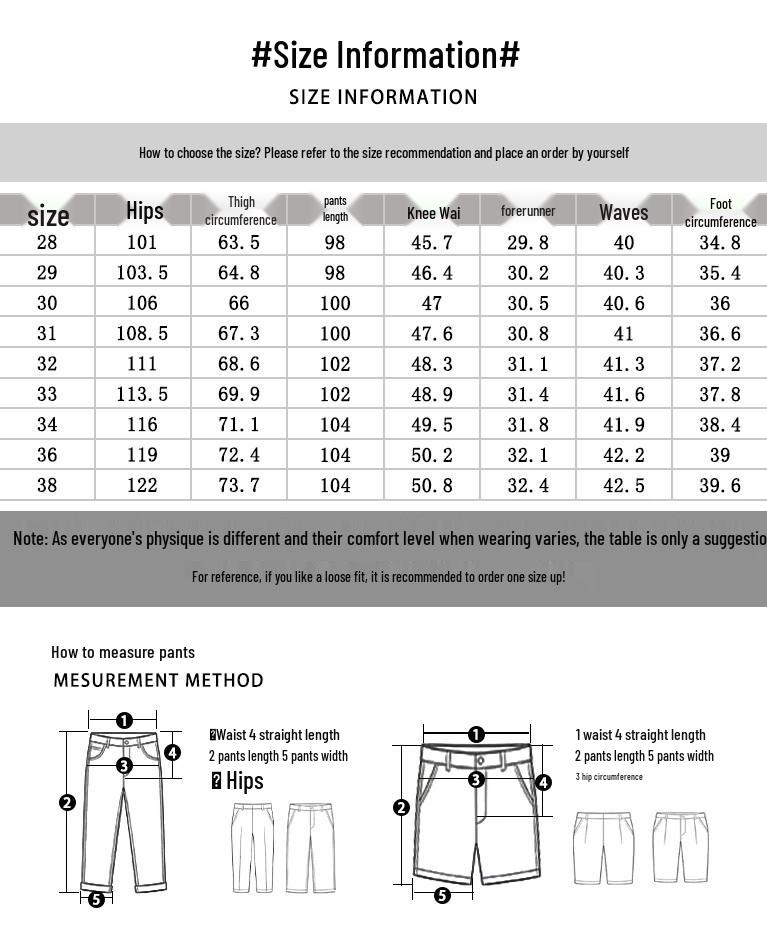 Baleno S&K Herren Lässige Gerade Hosen