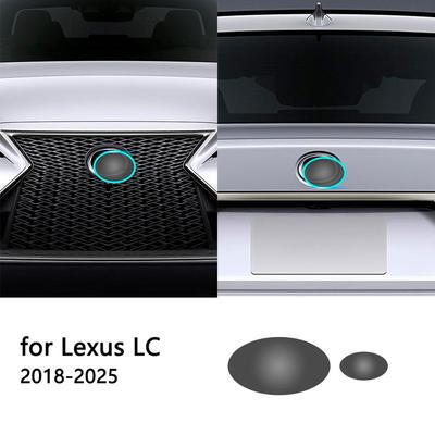 For Lexus LC 2018 -2025 Front On Emblem Pre Cut Dark Smoked TPU PPF Protection Film Anti-scratch Exterior Accessories