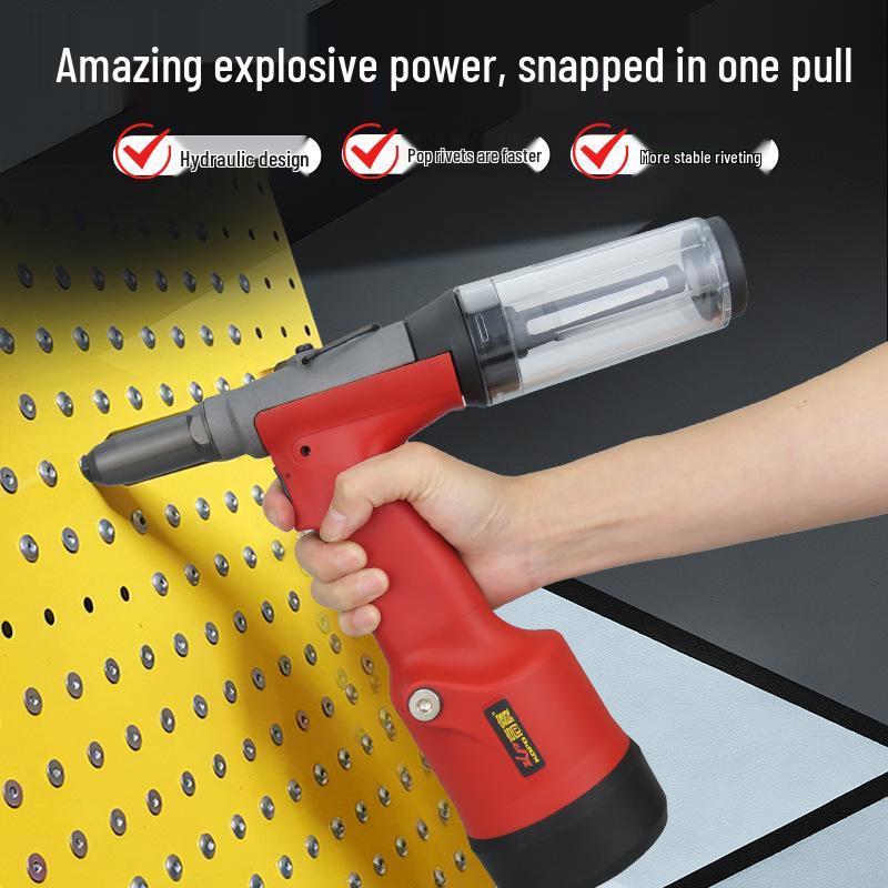 Gaobao Industrial-Grade Pneumatic Hydraulic Rivet Gun with Three-Jaw Design