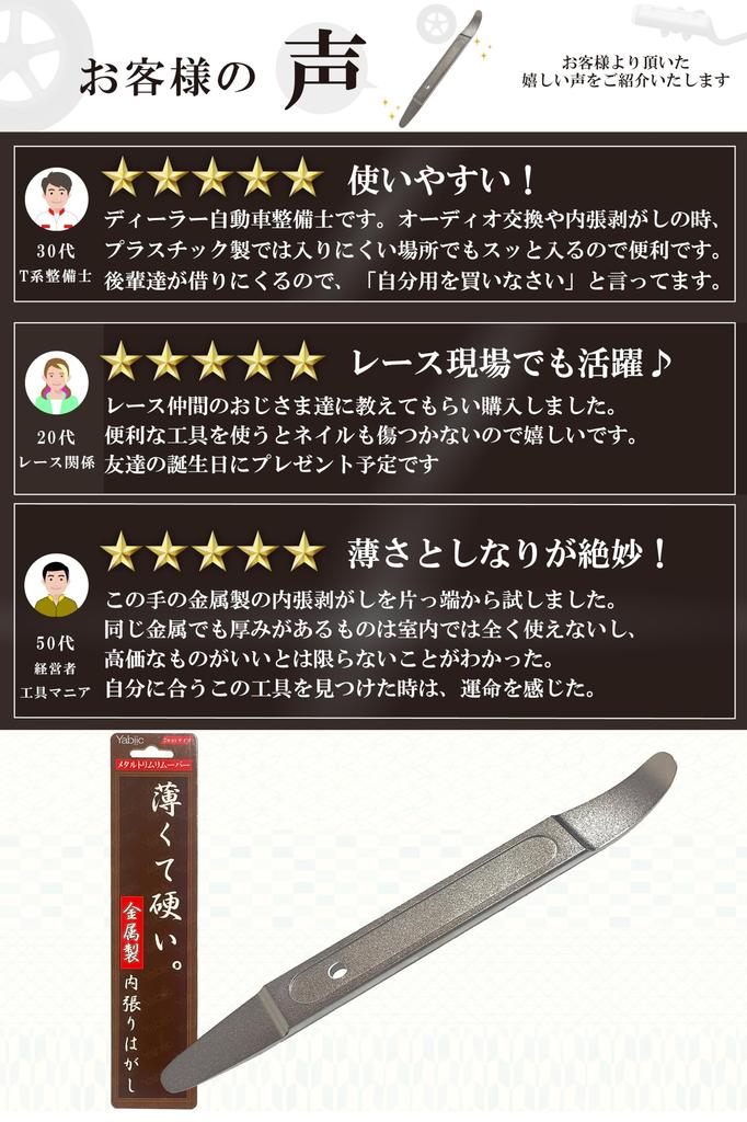 Yabiic Metal Upholstery Removal Car Trim Remover Interior Audio Door Panel