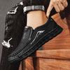 Handmade Genuine Leather Men's Casual Shoes Comfortable And Breathable Moccasins Men Business Flats Shoes Driving Shoes