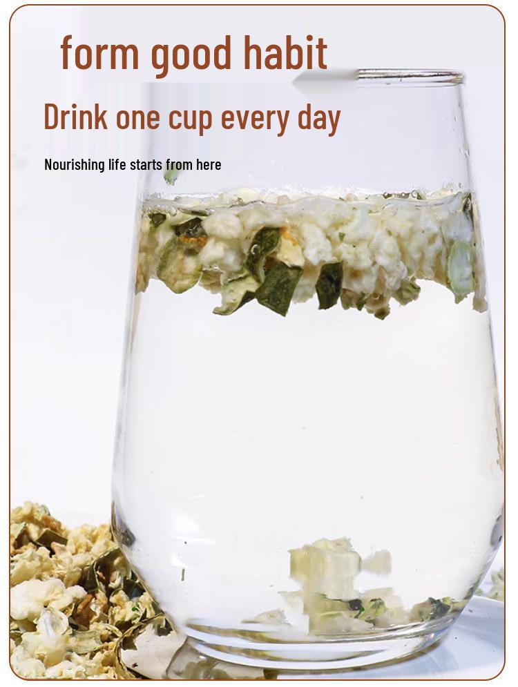 Shen Zhiwen Rose Winter Melon Lotus Leaf Herbal Tea - Sulfur-Free Health Drink for All Seasons