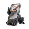 Smart Car Phone Mount 15W Wireless Car Charger Hands Free Car Phone Holder Easy Air Vent Installation Smartphone Mount