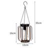 Solar Lantern Led Light Daylight Sensor Garden Lamps Lights Outdoor Waterproof Landscape Iron-art With Durable Chain Decor