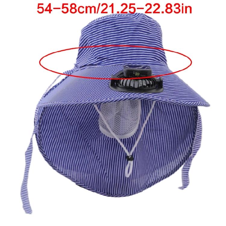 USB Chargeable Fan Hat With Cooling Fan And Adjustable Wind Speed Neckflap Fishing Hat For Women Men Outdoor Use