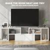 Board TV Stand Board TV Cabinet Stand Panel Set with LED Light Drawer Living Room Home Furniture Living Room Board TV Cabinet