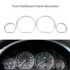 Fit For BMW E46 1998 1999 2000 2001 2002-2007 4Pcs Dashboard Bezel Rings Trim
