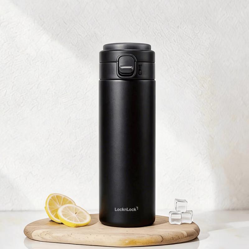 LOCKLOCK Flow Light Pop-up Lid Stainless Steel Tumbler 450mL