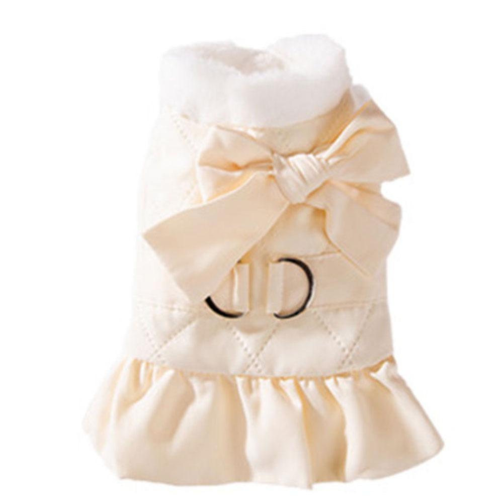 

Регулируемые костюмы для питомцев Утолщенное милое ветровое платье Косплей Юбка принцессы для питомца Аксессуары для нарядов XL белый