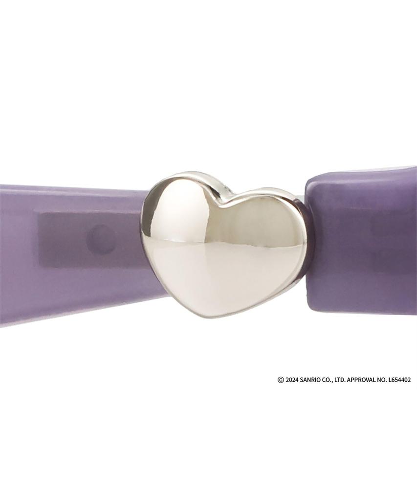 Oval Glasses Eye Examination Fashion Prescription Lens With or Without Adult Sanrio Characters Purple [Zoff] Eyeglasses, Adjustment, Glasses,