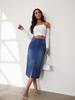 Gonna Lunga di Jeans Retro Americana Spaccata per Donna (Collezione 2025)