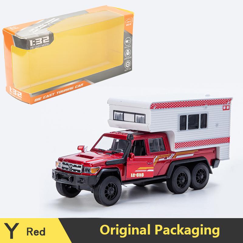 1:32 Diecast RV Recreational Motorhome Car Model Classic Pull Back Car Miniature Vehicle Replica For Collection Gift for Kids