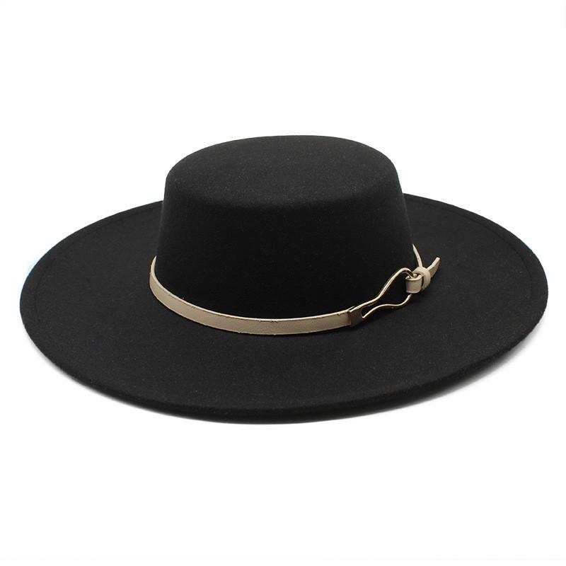 Wool Felt Panama Hat With Wide Brim For Men And Women Perfect For Outdoor And Gift Use