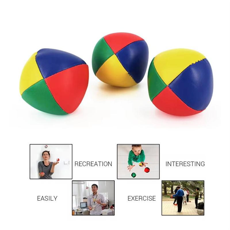 6Pcs Small Sandbag Juggling Ball Toy Learn To Juggle Beginner Kit Circus Outdoor Fun Children Kids Toy Balls Kid Interactive Toy