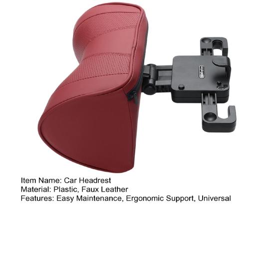 Adjustable Car Headrest with Memory Foam U-Shape Neck Pillow for Shoulder Support Comfortable Car Pillow for Most Vehicles
