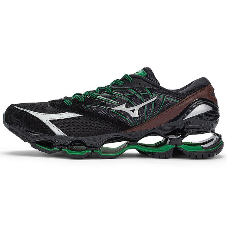 Mizuno Wave Prophecy LS Sports Fashion Low-Top Running Shoes Unisex sneaker Black Green D1GG230101