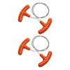 Emergency Steel Wire Handsaw Twin Pack Outdoor Cutting Tool For Campfires Preparation And Trail Maintenance