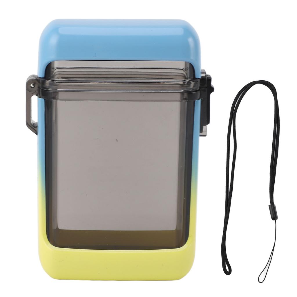 Cigarette Case Cigarette Container Cigarette Case Plastic Cigarette Box Holder Waterproof Transparent Cigarette Holder with Rope