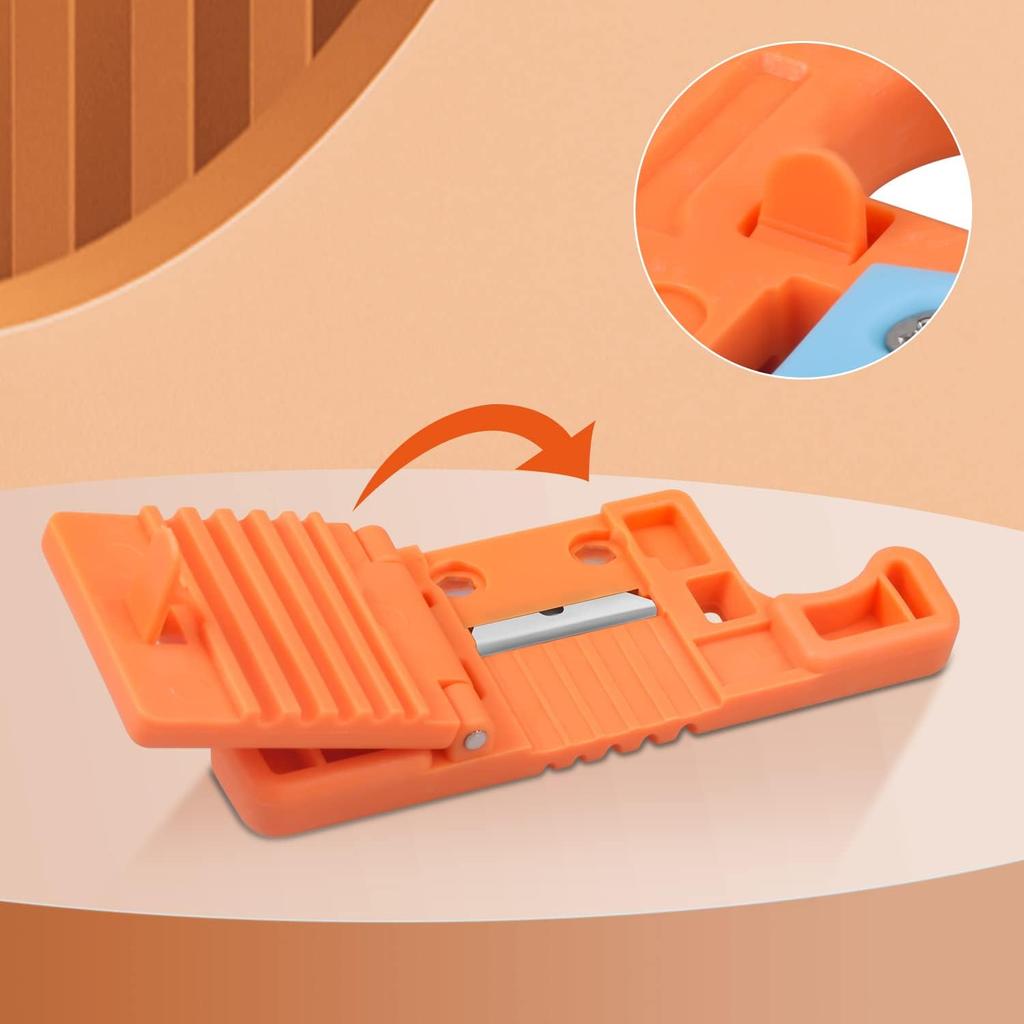 2CP FTTH Fiber Optic Stripper, 1.9-3mm Ccess Tool Loose Buffer Tube Stripper-Orange