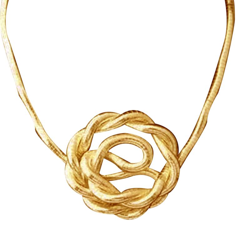 90cm Flexible Twisted Alloy Bendable Jewelry Snake Necklace Choker Punk Bracelet