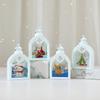 Vintage-Style Christmas Lantern Ornament - Luminous Hanging Night Light for Holiday Decor